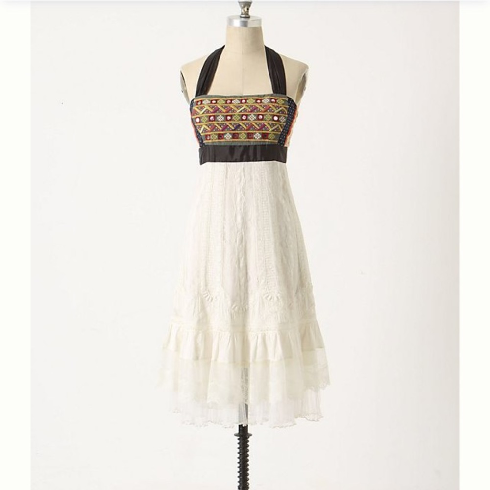 EUC Anthropologie Fragmented Reflections dress